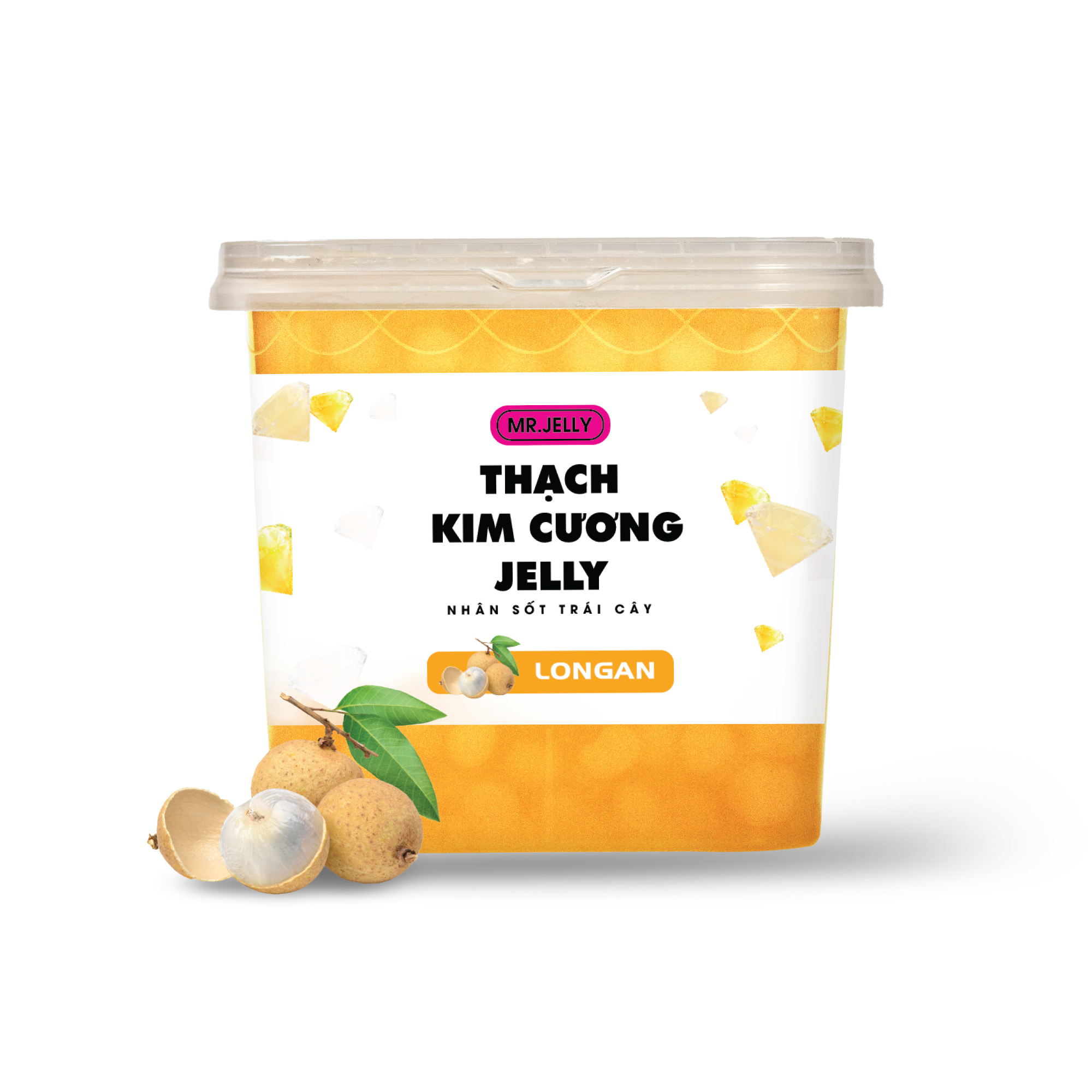 Thạch Kim Cương Jelly Nhân Vị Nhãn